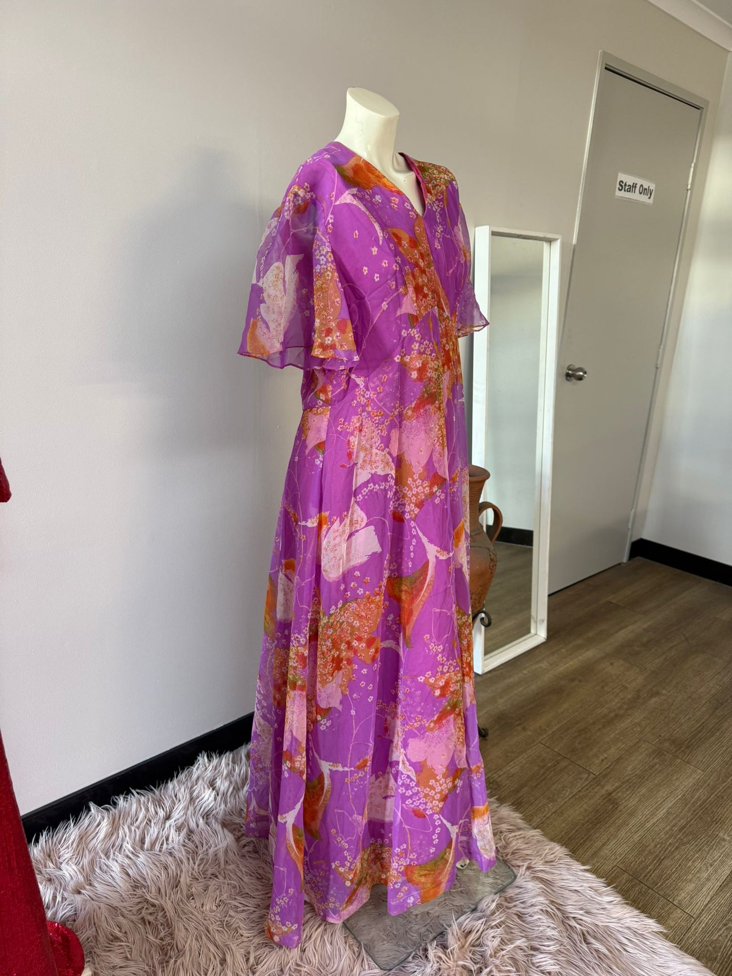 Vibrant Floral Maxi Dress | Elegant Bohemian Dress for Summer, Beach, and Casual Events