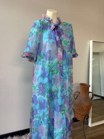 Texwear Lingerie - Elegant Floral Maxi Dress