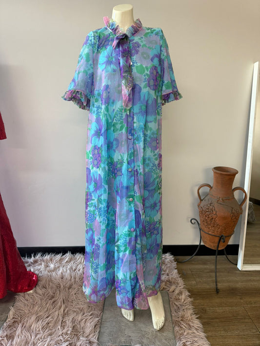 Texwear Lingerie - Elegant Floral Maxi Dress