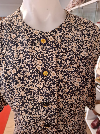 Lamballe Authentic Fashion Intact blaser/ topper.  Elbow sleeves complete buttons down of the topper. Stretchable waistline. Mini dress. Skater skirt style. Sleeveless inner zipper type.