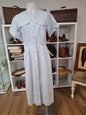 Classic Sky Blue Utility Midi Dress