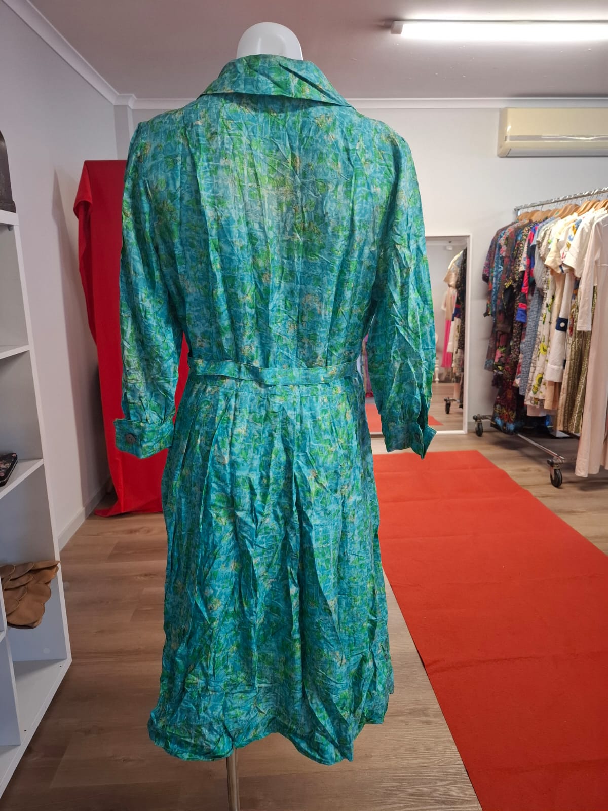 Aqua Artistry Shirt Dress - Norman Waiit