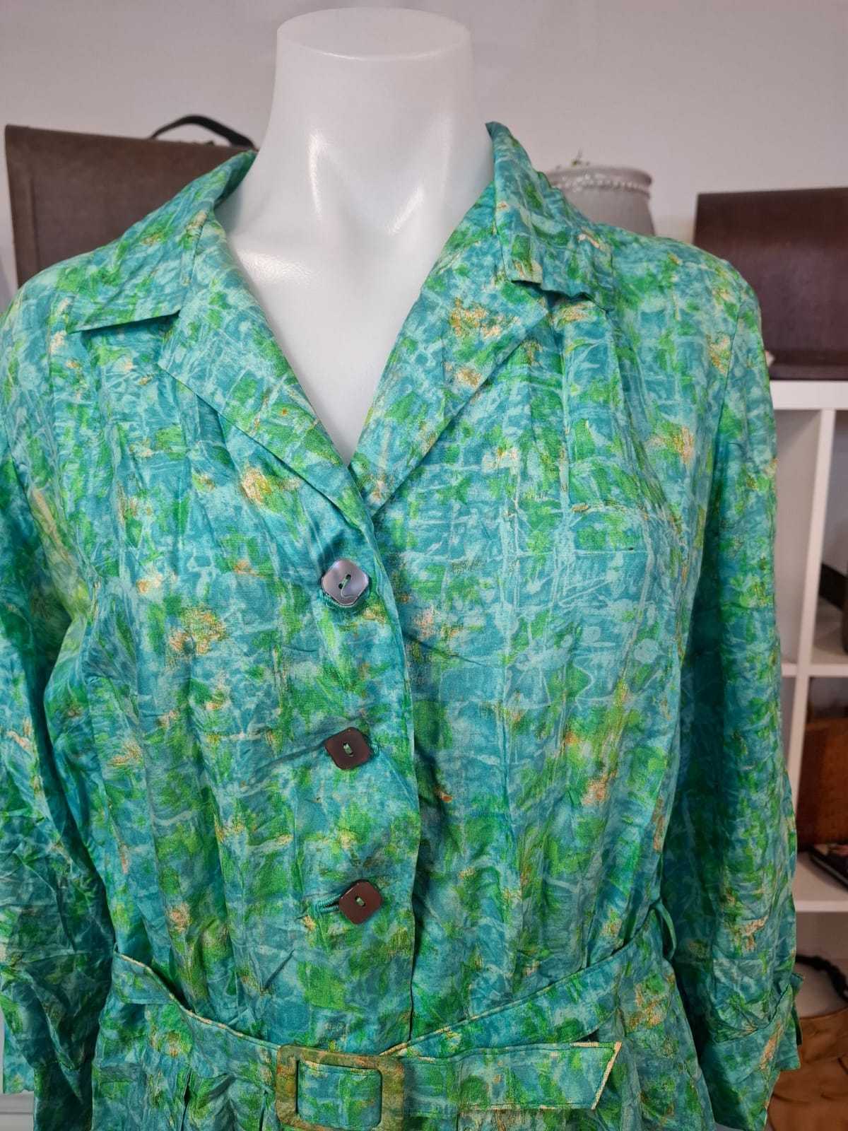 Aqua Artistry Shirt Dress - Norman Waiit