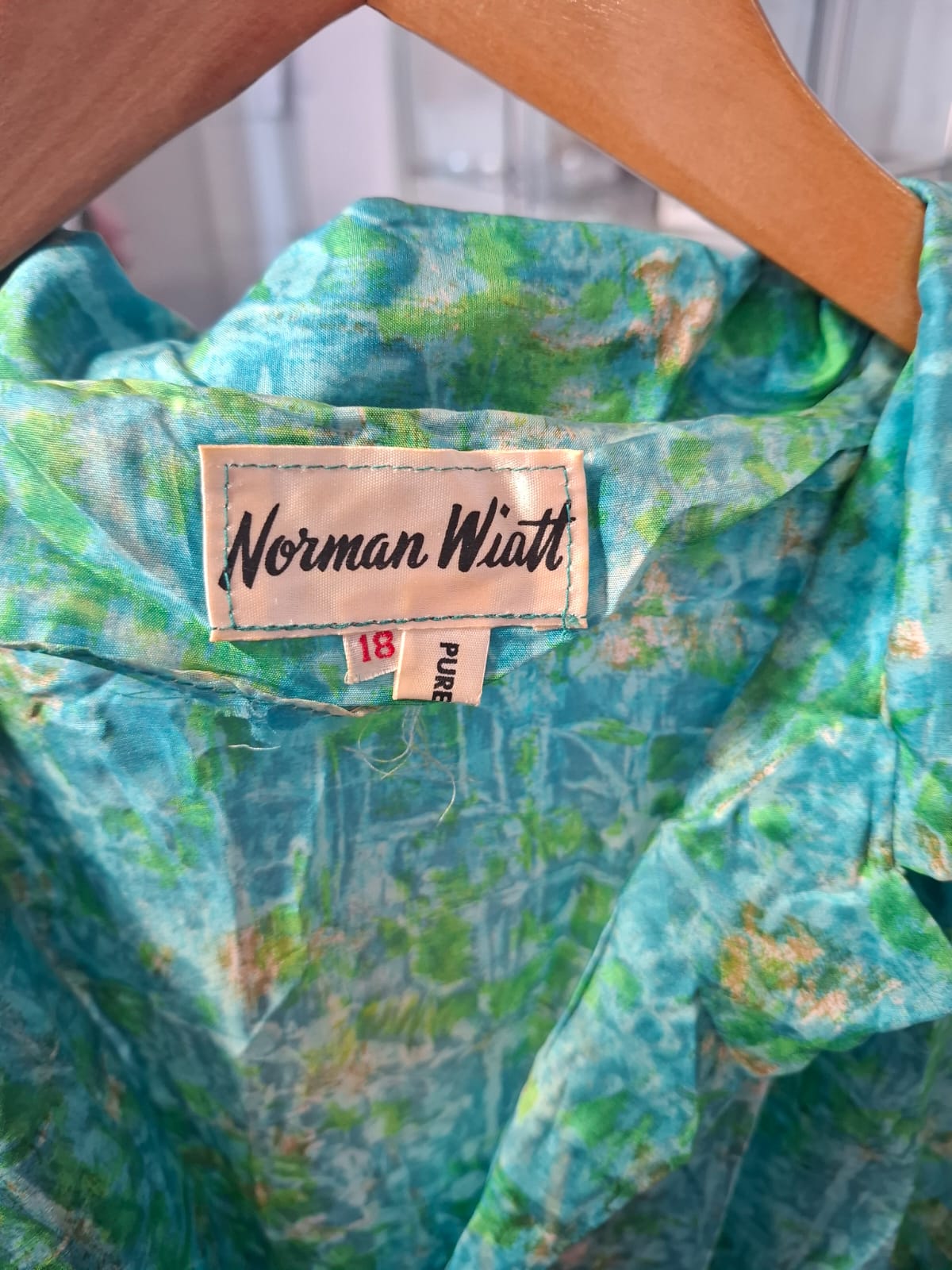 Aqua Artistry Shirt Dress - Norman Waiit